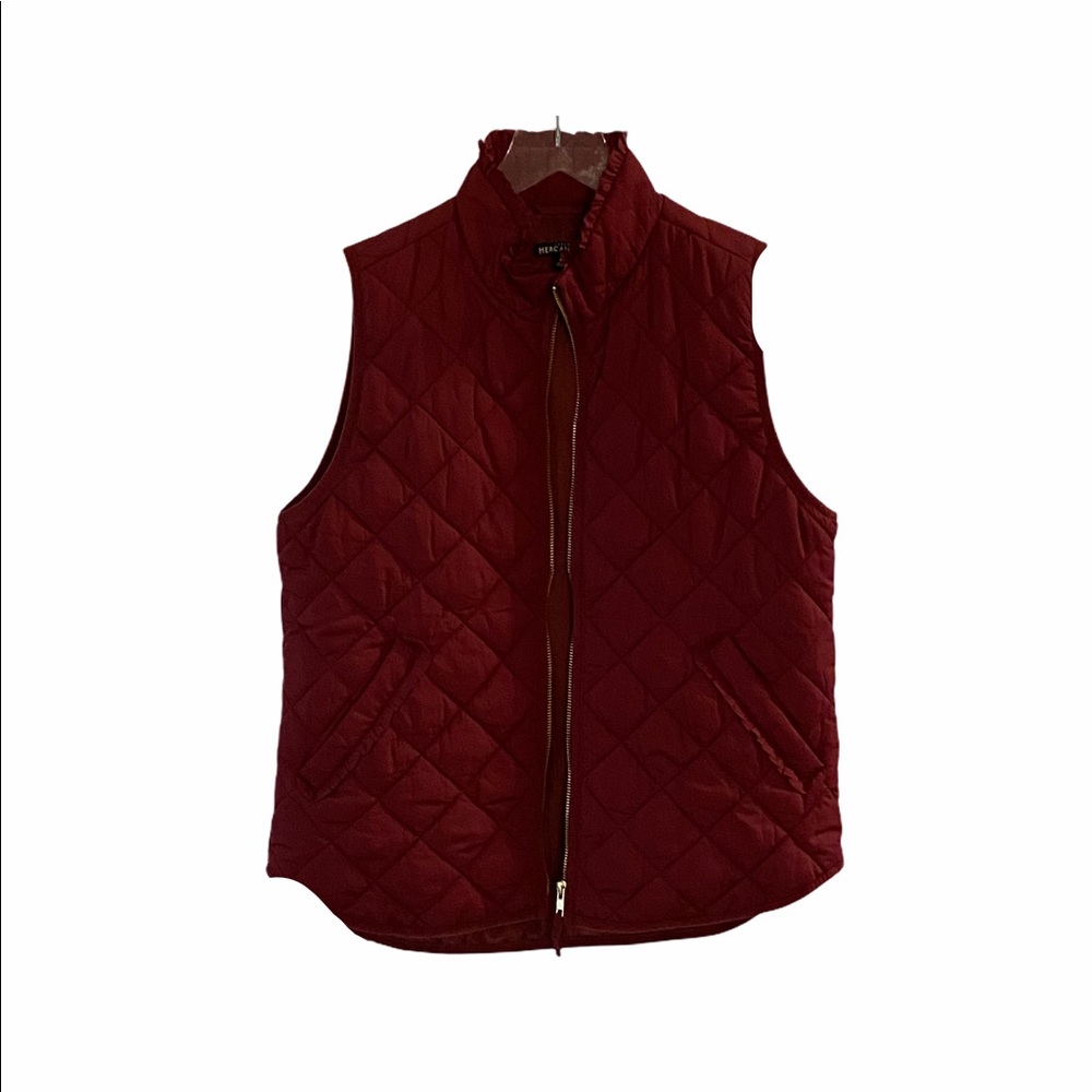 Burgundy J. Crew vest!